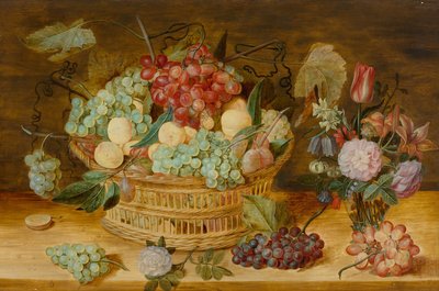 Nature morte avec des fruits dans un panier - Isaak Soreau